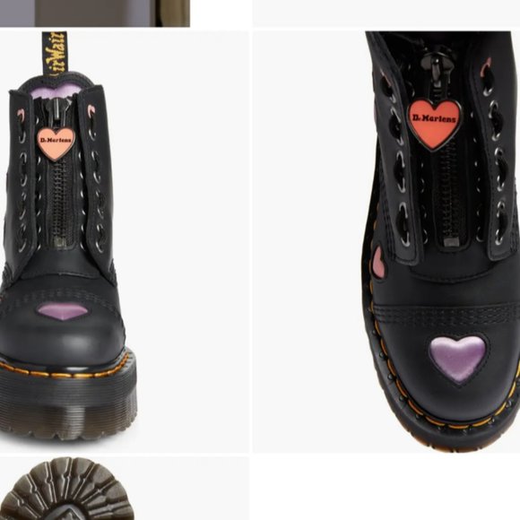 Dr. Martens Sinclair Heart ❤️ Platform Boot MSRP$240 Unique Sweet Details - Picture 16 of 16